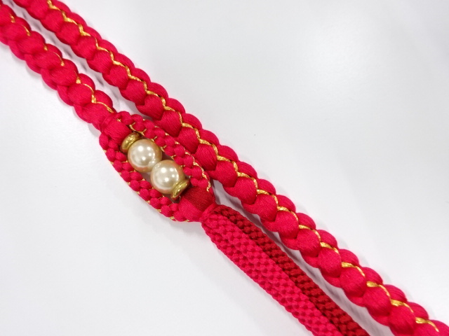 JAPANESE KIMONO / HAND-TIED OBIJIME CORD FOR FURIOSDE